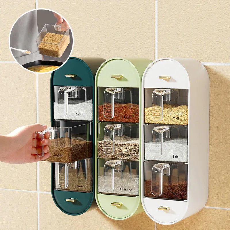 Seasoning Wall Hanging Storage Box — smart kitchen organization solution